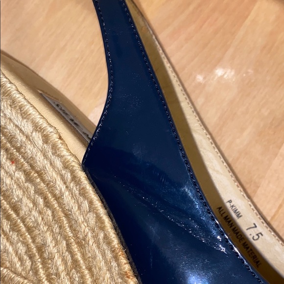 steve madden leather bow wedges - Picture 4 of 7